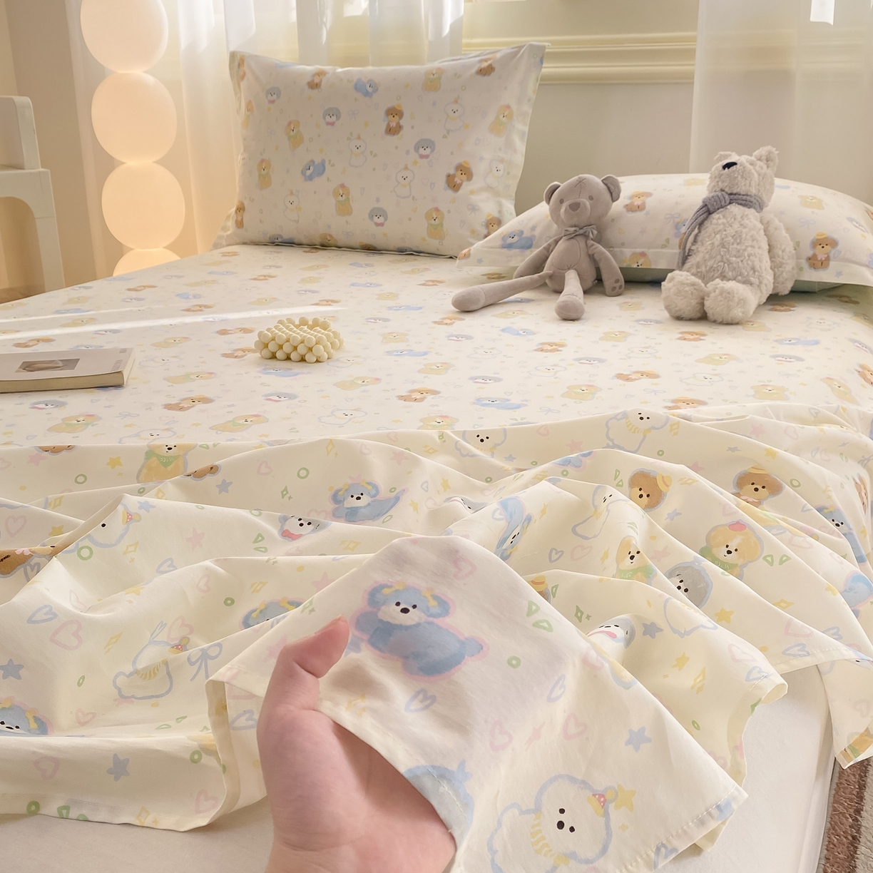 91家纺网 家纺一手货源 找家纺 花梦欣 2026新款全棉印花单品系列-单床单 童趣绘彩