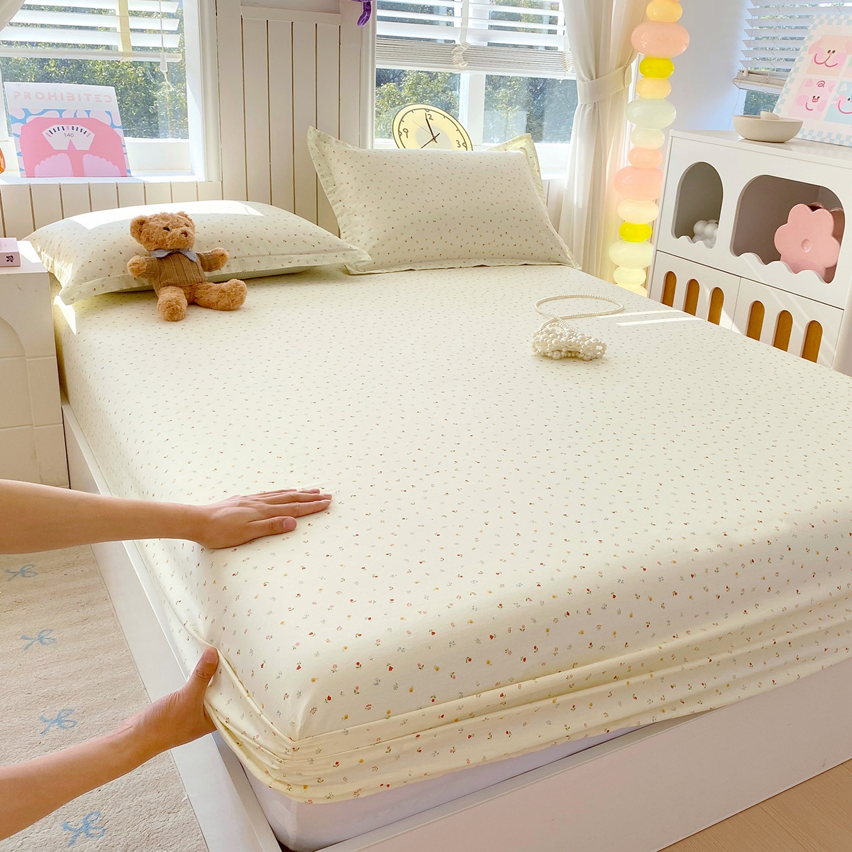 91家纺网 家纺一手货源 找家纺 （总）金丝兔 2026新款纯棉印花单品床笠系列