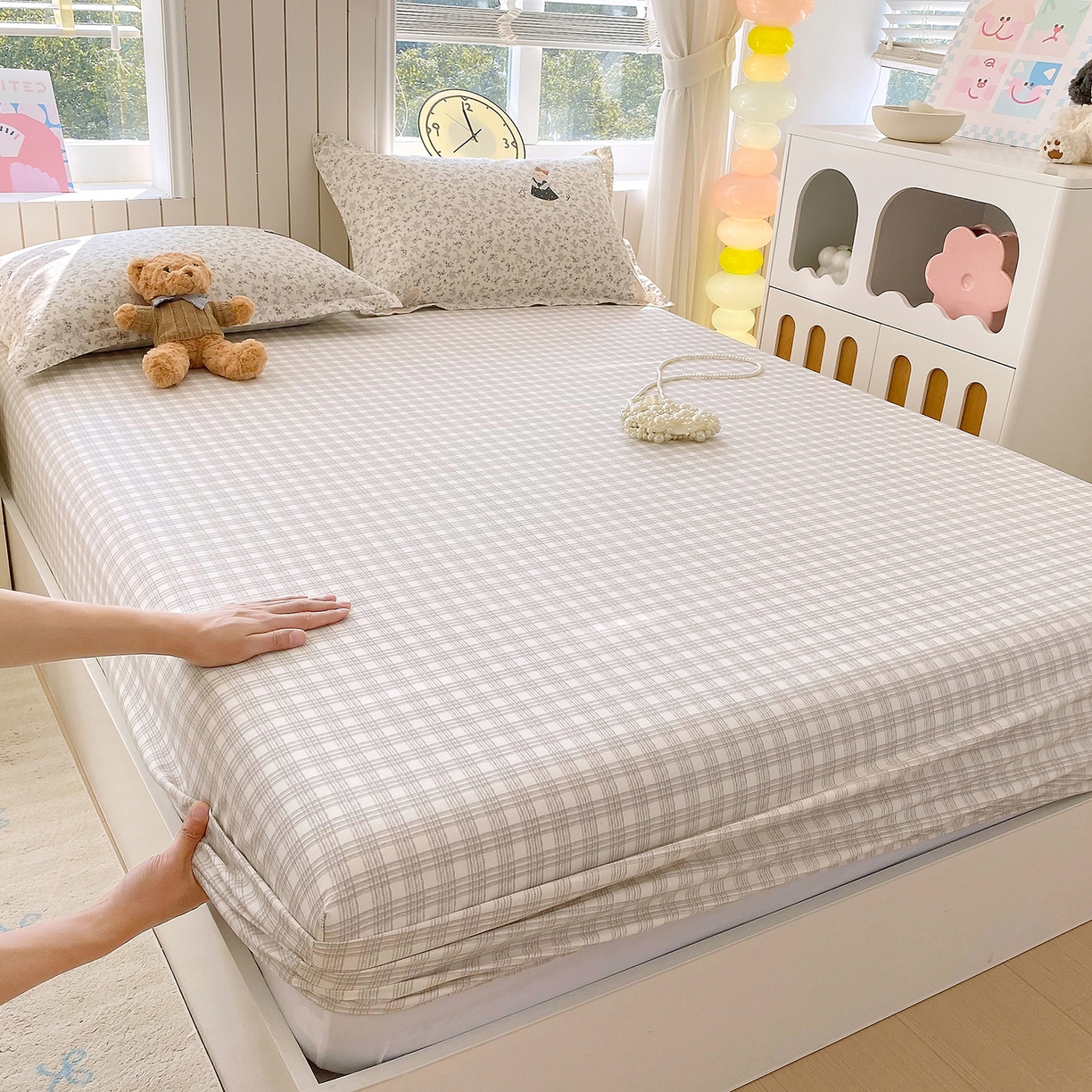 91家纺网 家纺一手货源 找家纺 （总）金丝兔 2026新款纯棉印花单品床笠系列