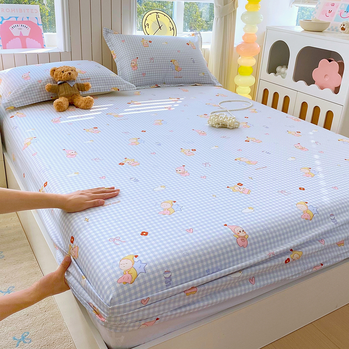 91家纺网 家纺一手货源 找家纺 （总）金丝兔 2026新款纯棉印花单品床笠系列