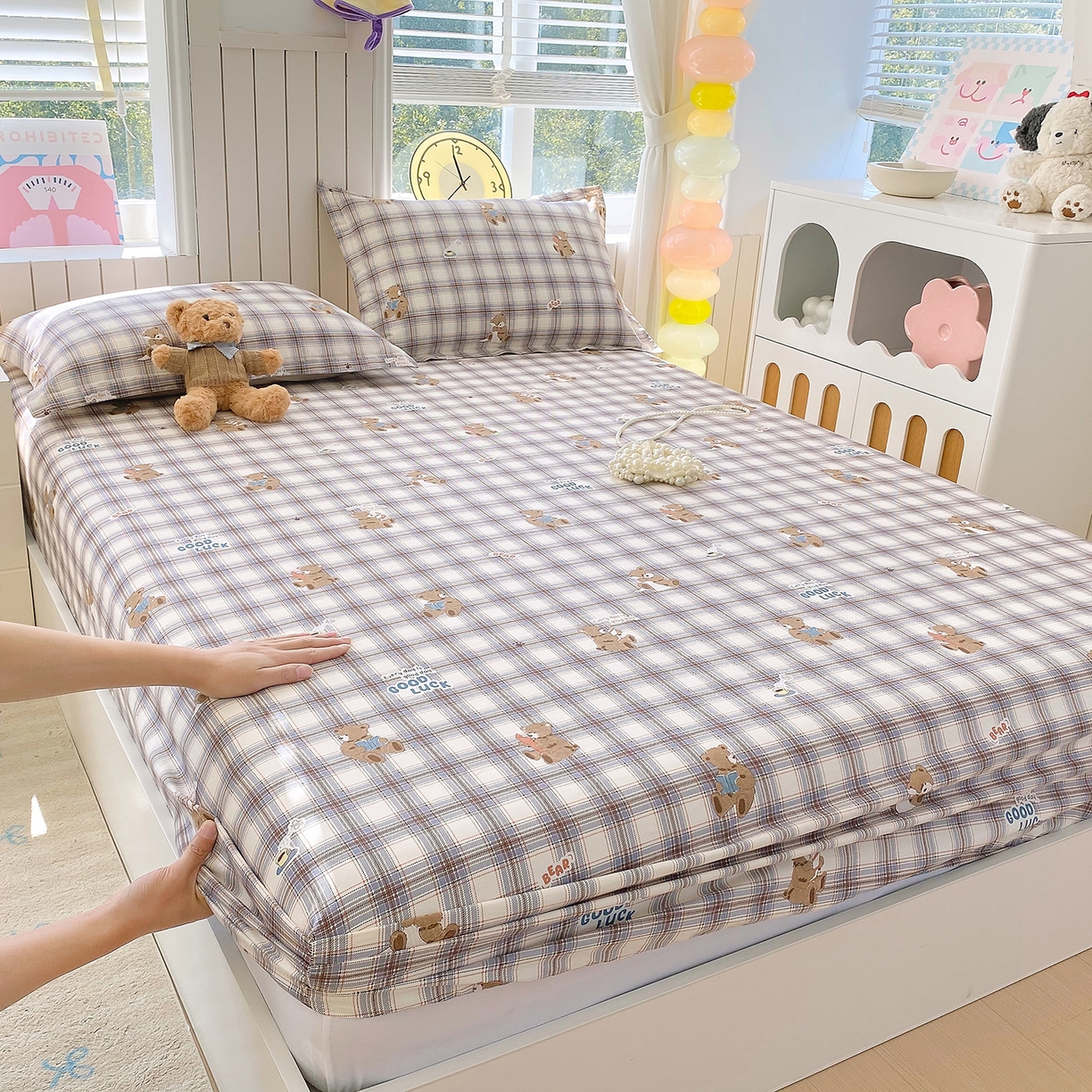 91家纺网 家纺一手货源 找家纺 （总）金丝兔 2026新款纯棉印花单品床笠系列