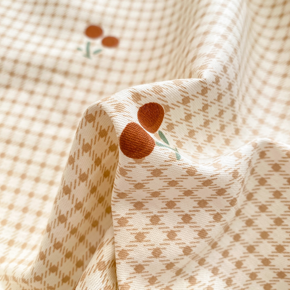 91家纺网 家纺一手货源 找家纺 花梦欣 2026新款全棉印花单品系列-单床单 樱姿米