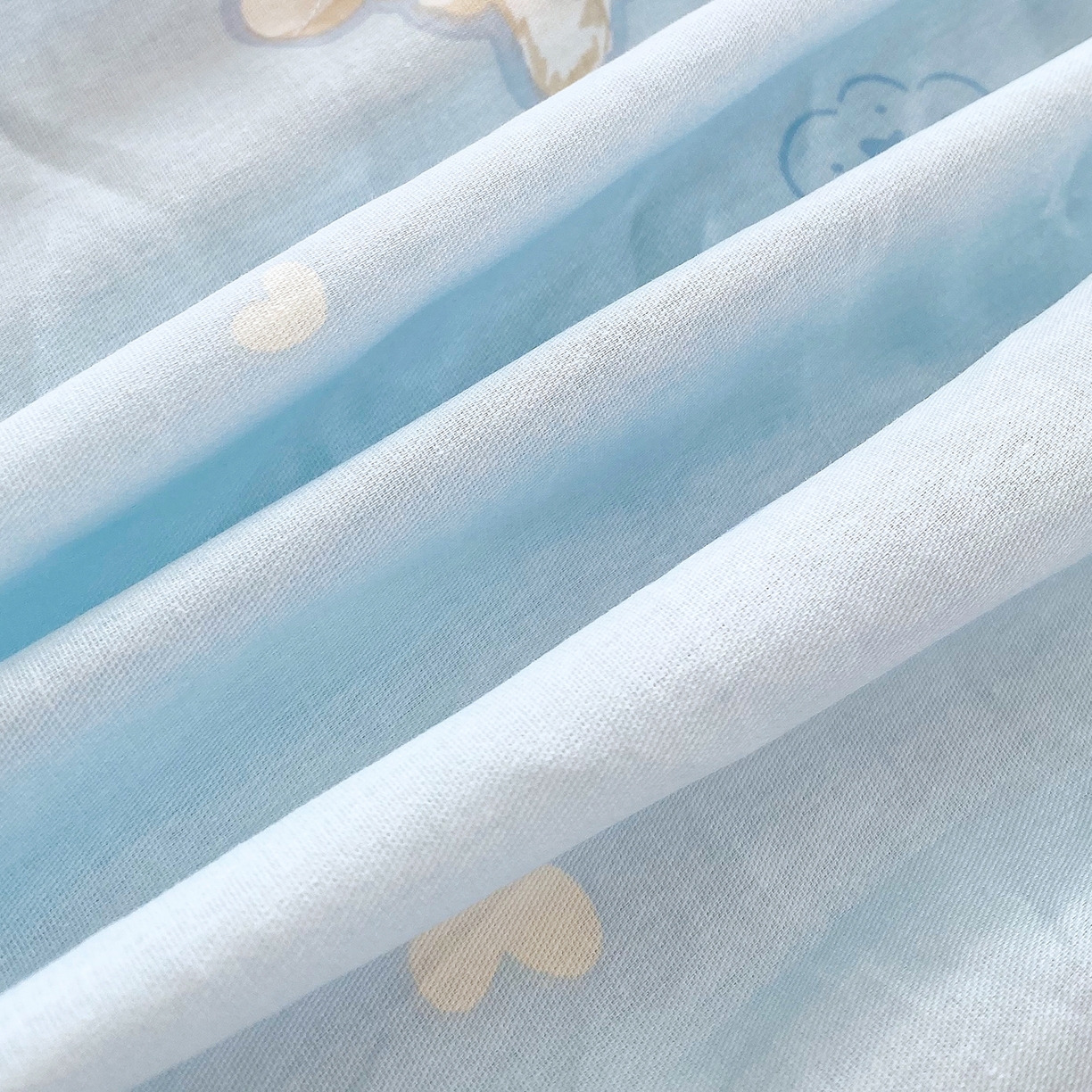 91家纺网 家纺一手货源 找家纺 金丝兔 2026新款纯棉印花单品床笠系列 哈基米