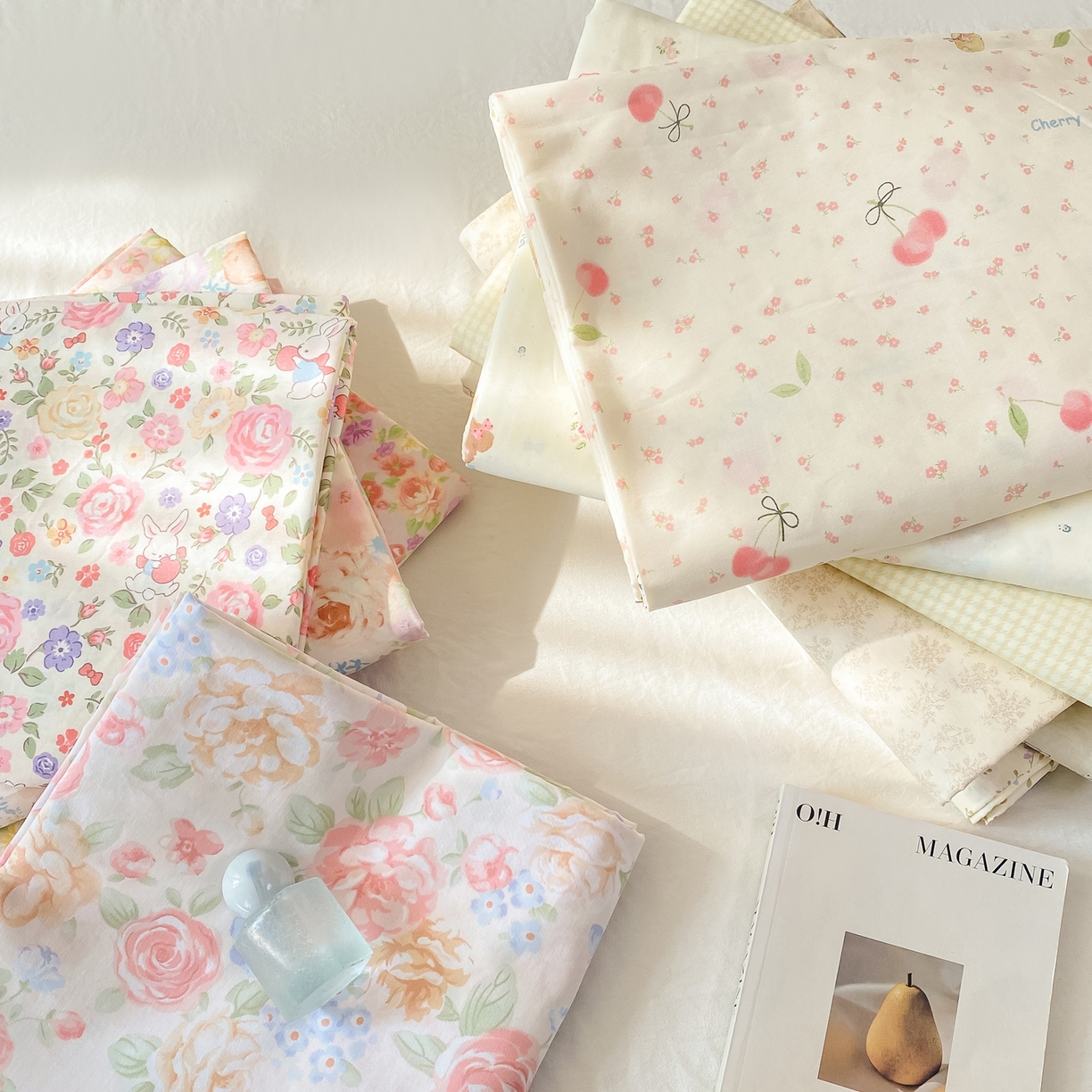 91家纺网 家纺一手货源 找家纺 花梦欣 2026新款全棉印花单品系列-单床单 组合