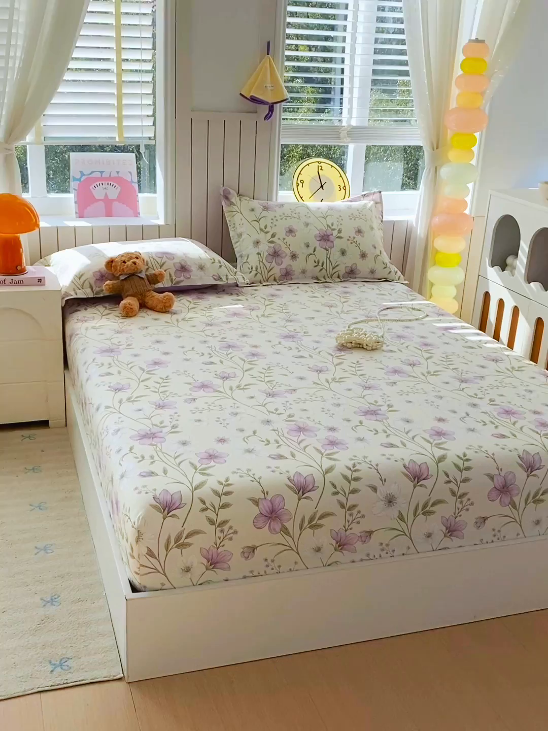 91家纺网 家纺一手货源 找家纺 金丝兔 2026新款纯棉印花单品床笠系列 慕荷