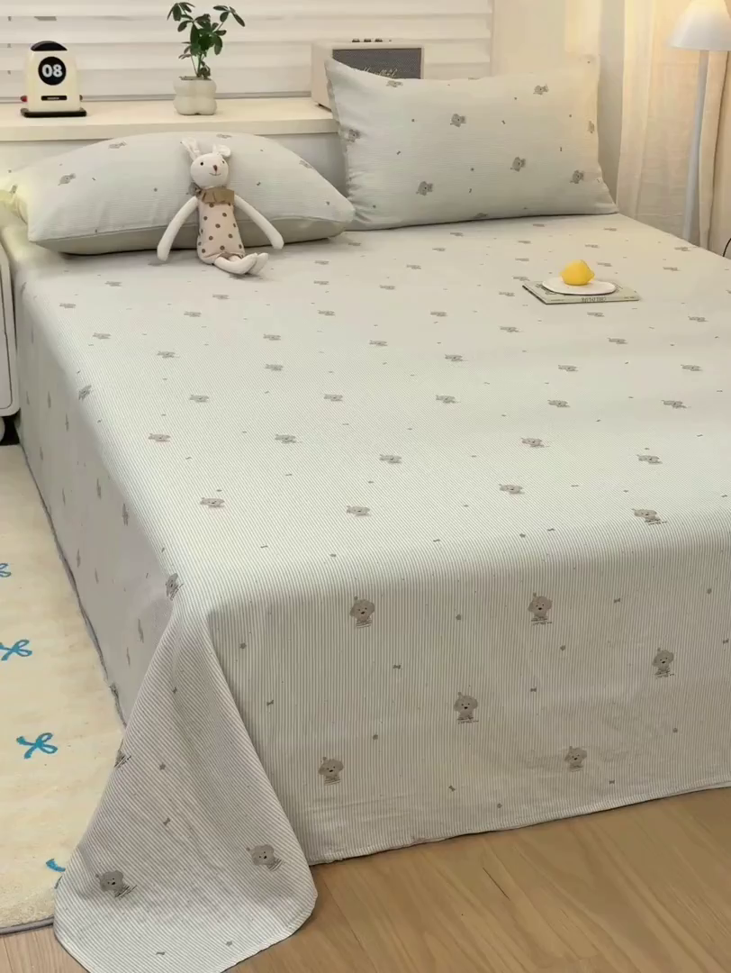 91家纺网 家纺一手货源 找家纺 （总）雯雨家纺 2026新款A类全棉有氧双层纱单枕套