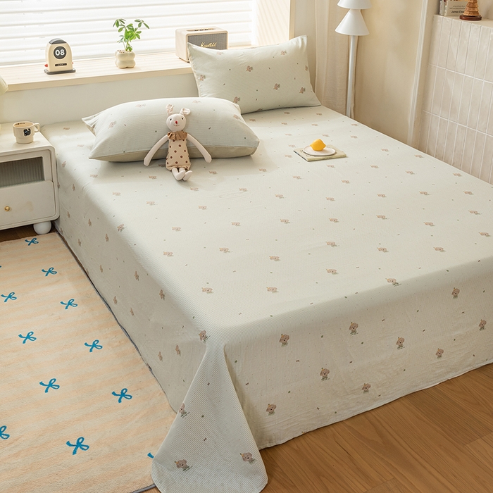 91家纺网 家纺一手货源 找家纺 （总）雯雨家纺 2026新款A类全棉有氧双层纱单枕套