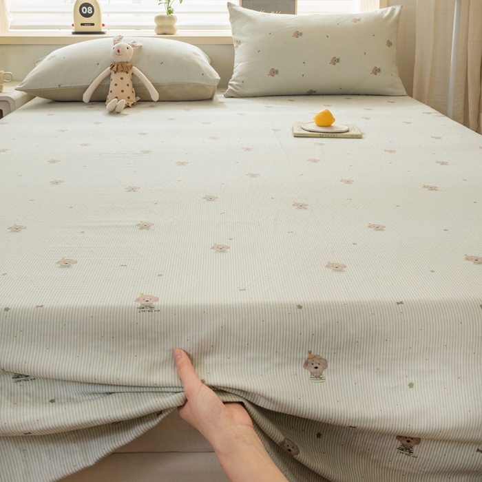 91家纺网 家纺一手货源 找家纺 雯雨家纺 2026新款A类全棉有氧双层纱单枕套 全棉双层纱枕套-布叮狗