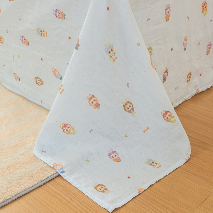 91家纺网 家纺一手货源 找家纺 雯雨家纺 2026新款A类全棉有氧双层纱单枕套 全棉双层纱枕套-布精灵