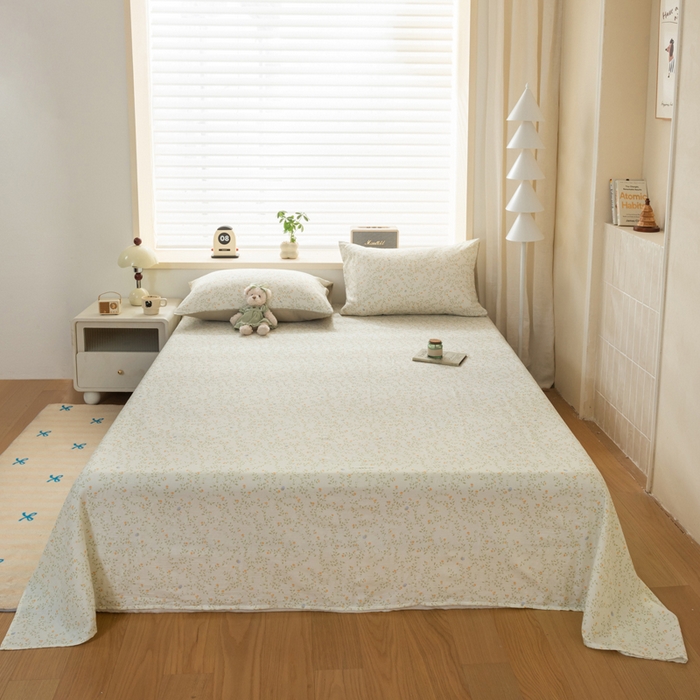 91家纺网 家纺一手货源 找家纺 雯雨家纺 2026新款A类全棉有氧双层纱单枕套 全棉双层纱枕套-风晚