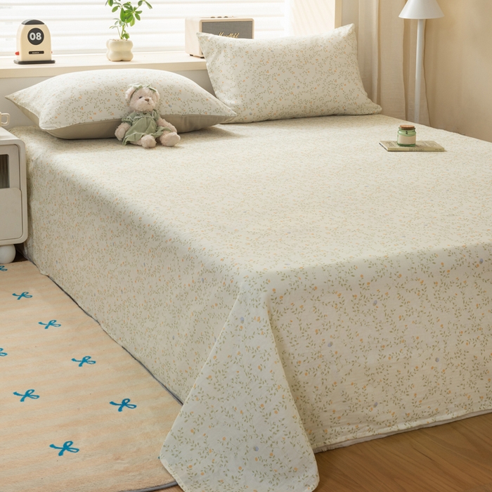 91家纺网 家纺一手货源 找家纺 雯雨家纺 2026新款A类全棉有氧双层纱单枕套 全棉双层纱枕套-风晚