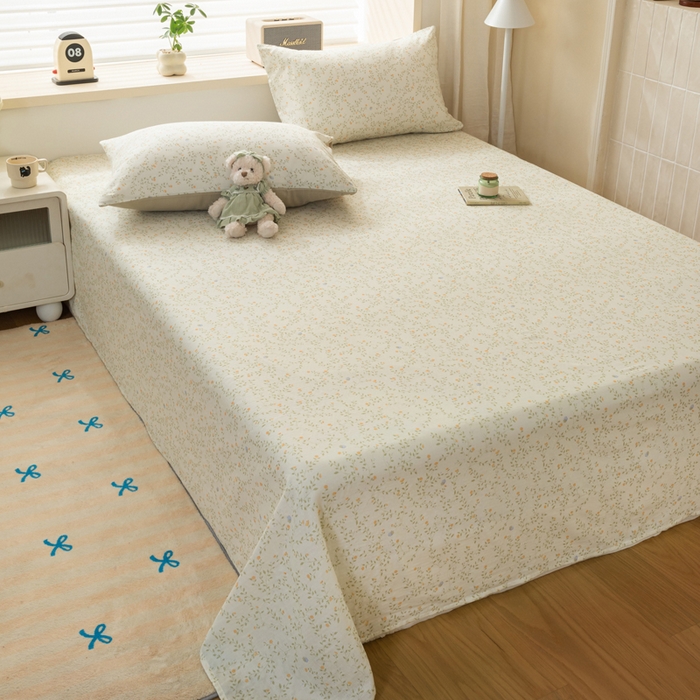 91家纺网 家纺一手货源 找家纺 雯雨家纺 2026新款A类全棉有氧双层纱单枕套 全棉双层纱枕套-风晚