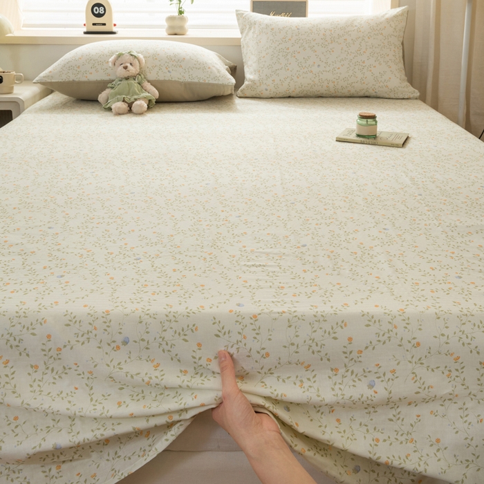 91家纺网 家纺一手货源 找家纺 雯雨家纺 2026新款A类全棉有氧双层纱单枕套 全棉双层纱枕套-风晚