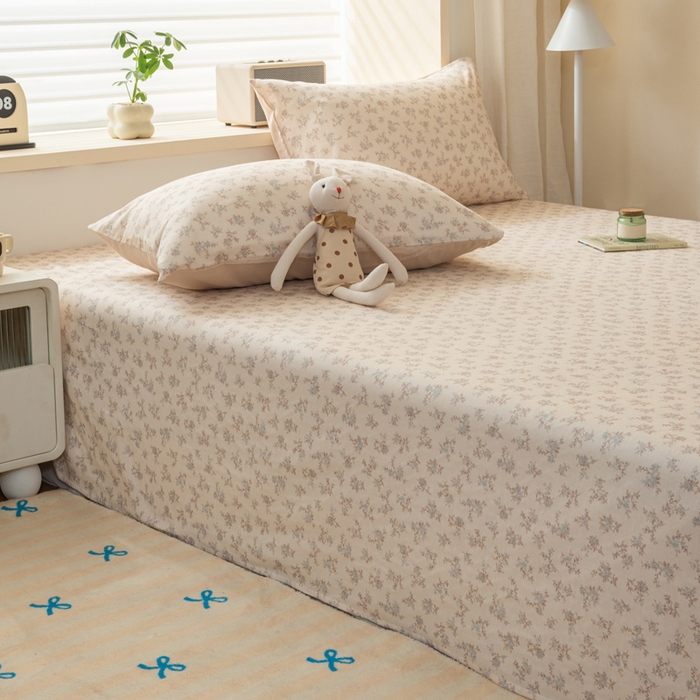 91家纺网 家纺一手货源 找家纺 雯雨家纺 2026新款A类全棉有氧双层纱单枕套 全棉双层纱枕套-落影迷香