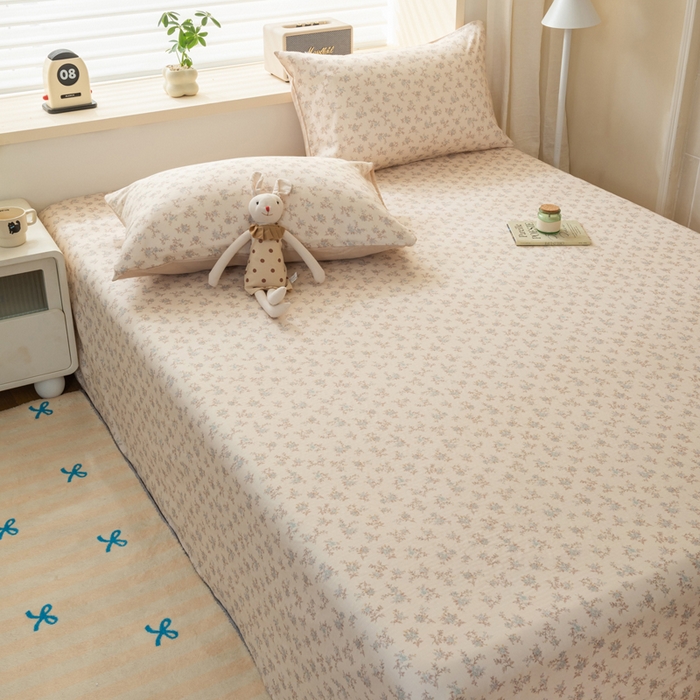 91家纺网 家纺一手货源 找家纺 雯雨家纺 2026新款A类全棉有氧双层纱单枕套 全棉双层纱枕套-落影迷香