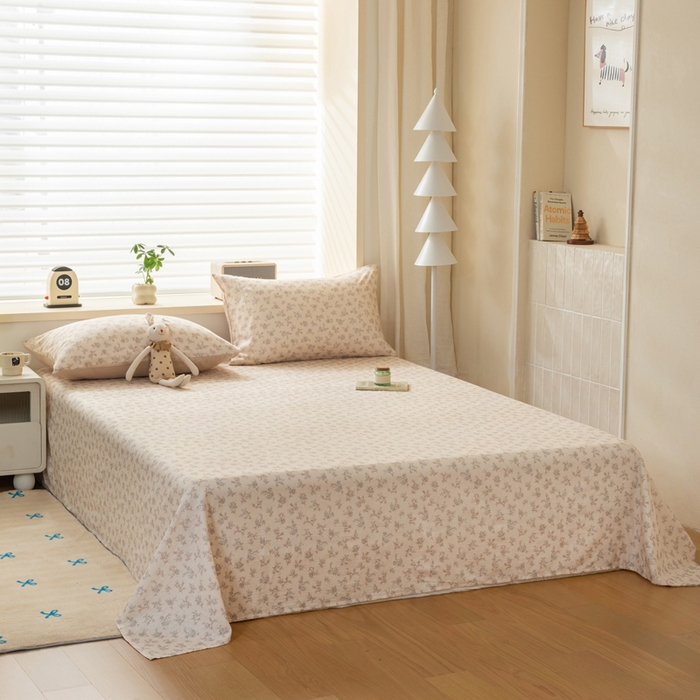 91家纺网 家纺一手货源 找家纺 雯雨家纺 2026新款A类全棉有氧双层纱单枕套 全棉双层纱枕套-落影迷香