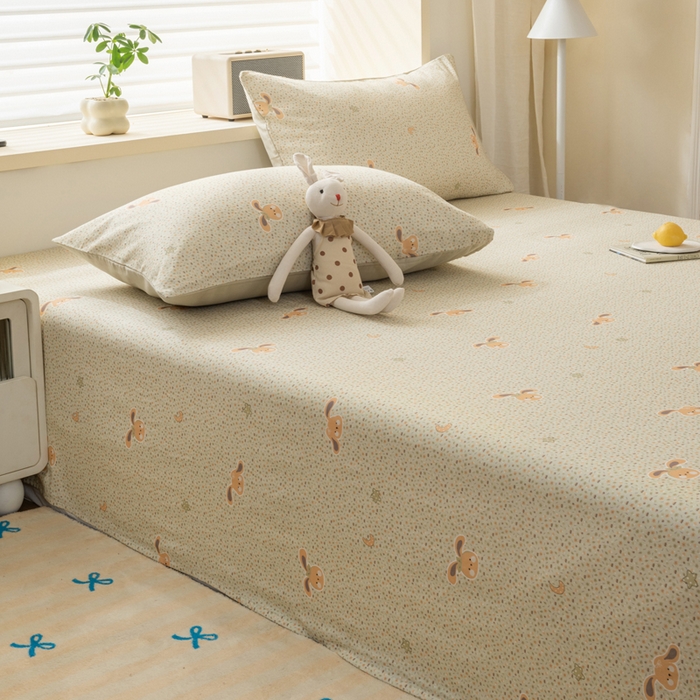 91家纺网 家纺一手货源 找家纺 雯雨家纺 2026新款A类全棉有氧双层纱单枕套 全棉双层纱枕套-梦香小筑