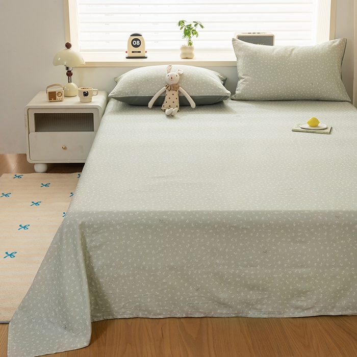 91家纺网 家纺一手货源 找家纺 雯雨家纺 2026新款A类全棉有氧双层纱单枕套 全棉双层纱枕套-秘密花园