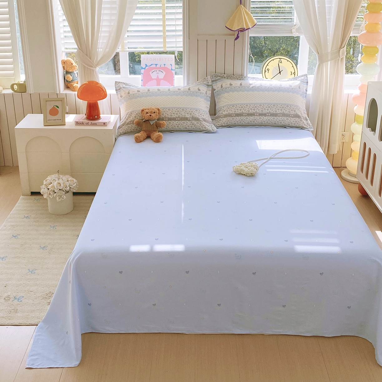 91家纺网 家纺一手货源 找家纺 （总）金丝兔 2026新款纯棉印花单品床单系列