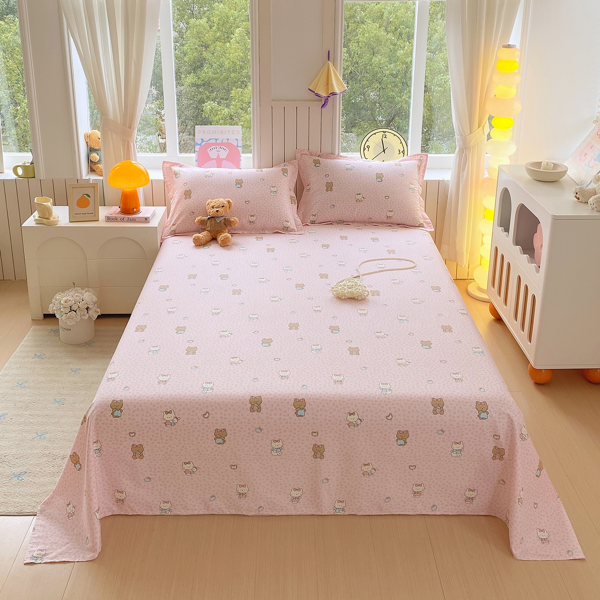 91家纺网 家纺一手货源 找家纺 （总）金丝兔 2026新款纯棉印花单品床单系列