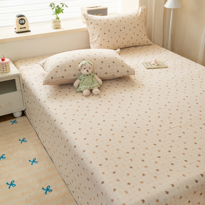 91家纺网 家纺一手货源 找家纺 雯雨家纺 2026新款A类全棉有氧双层纱单枕套 全棉双层纱枕套-文迪