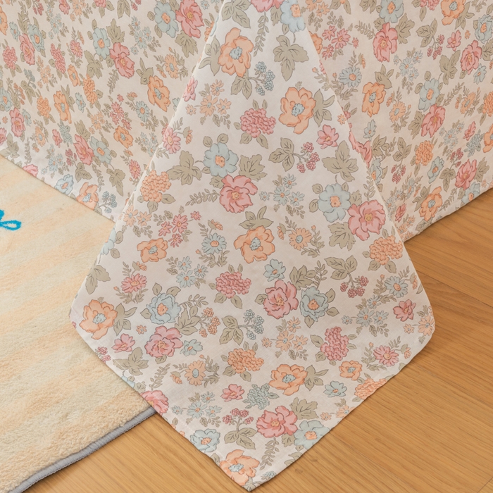 91家纺网 家纺一手货源 找家纺 雯雨家纺 2026新款A类全棉有氧双层纱单枕套 全棉双层纱枕套-香水繁花-米