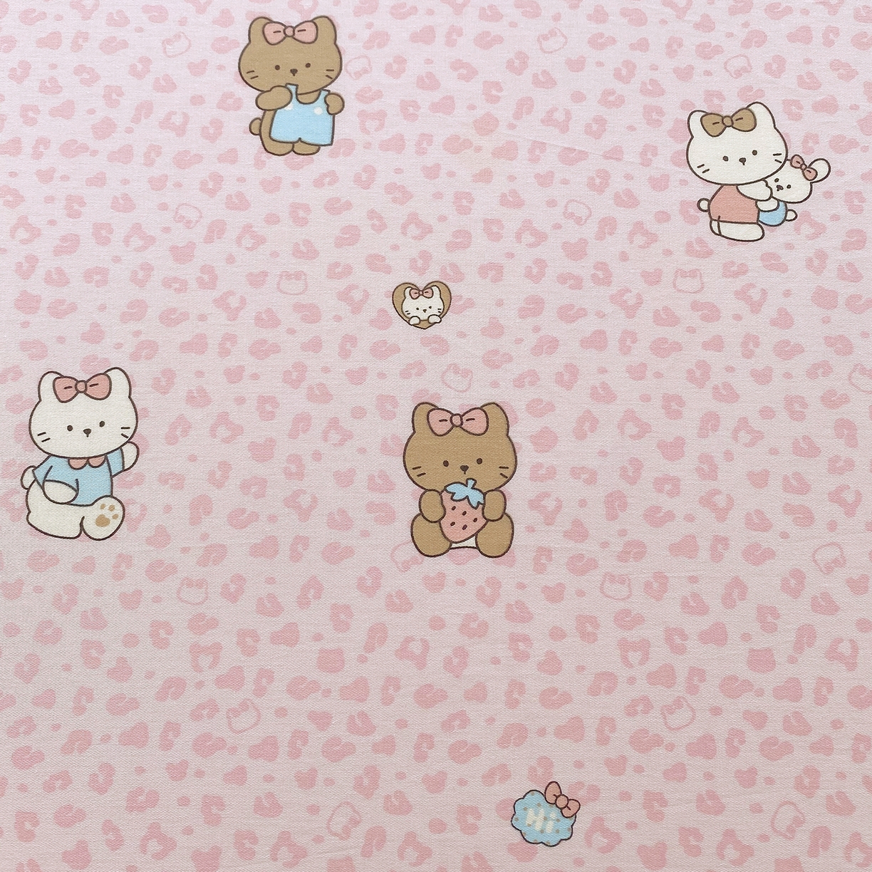 91家纺网 家纺一手货源 找家纺 金丝兔 2026新款纯棉印花单品床单系列 布偶假期