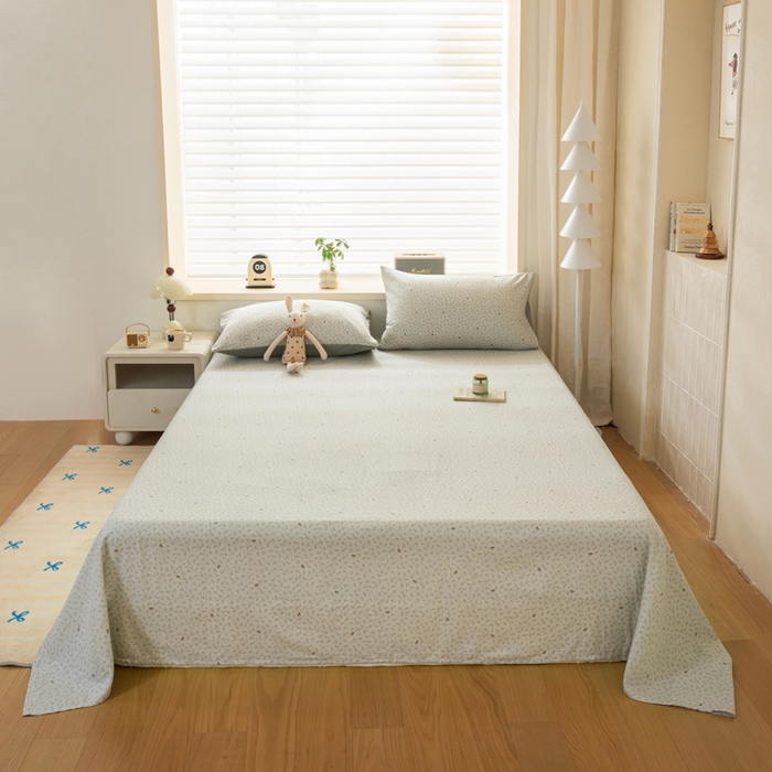 91家纺网 家纺一手货源 找家纺 雯雨家纺 2026新款A类全棉有氧双层纱单枕套 全棉双层纱枕套-雪妮