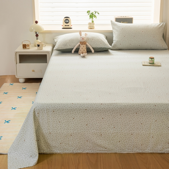 91家纺网 家纺一手货源 找家纺 雯雨家纺 2026新款A类全棉有氧双层纱单枕套 全棉双层纱枕套-雪妮