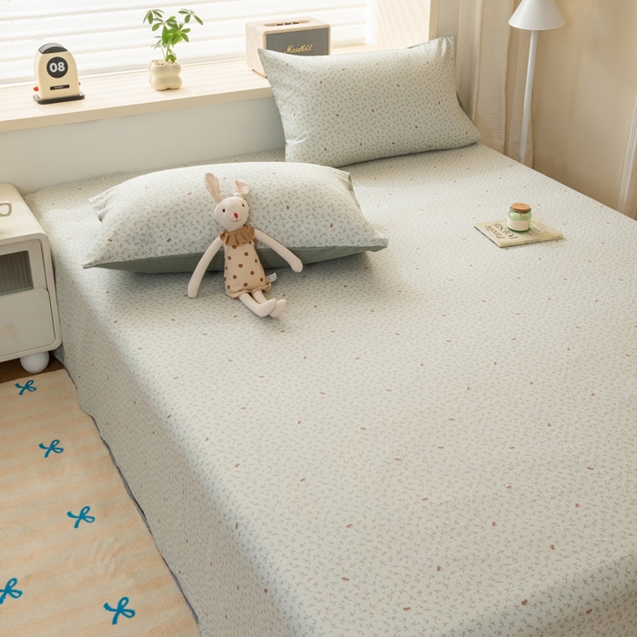 91家纺网 家纺一手货源 找家纺 雯雨家纺 2026新款A类全棉有氧双层纱单枕套 全棉双层纱枕套-雪妮