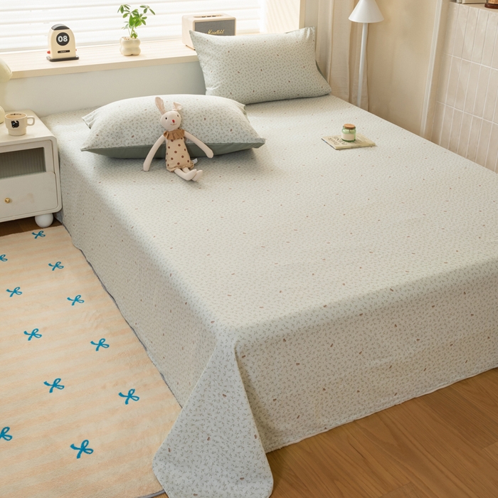 91家纺网 家纺一手货源 找家纺 雯雨家纺 2026新款A类全棉有氧双层纱单枕套 全棉双层纱枕套-雪妮