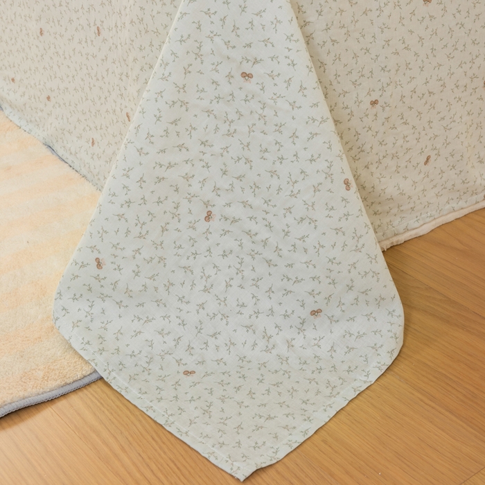 91家纺网 家纺一手货源 找家纺 雯雨家纺 2026新款A类全棉有氧双层纱单枕套 全棉双层纱枕套-雪妮