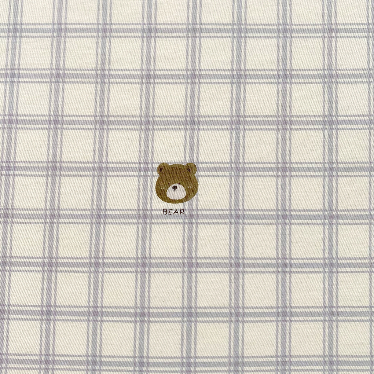 91家纺网 家纺一手货源 找家纺 金丝兔 2026新款纯棉印花单品床单系列 格子熊