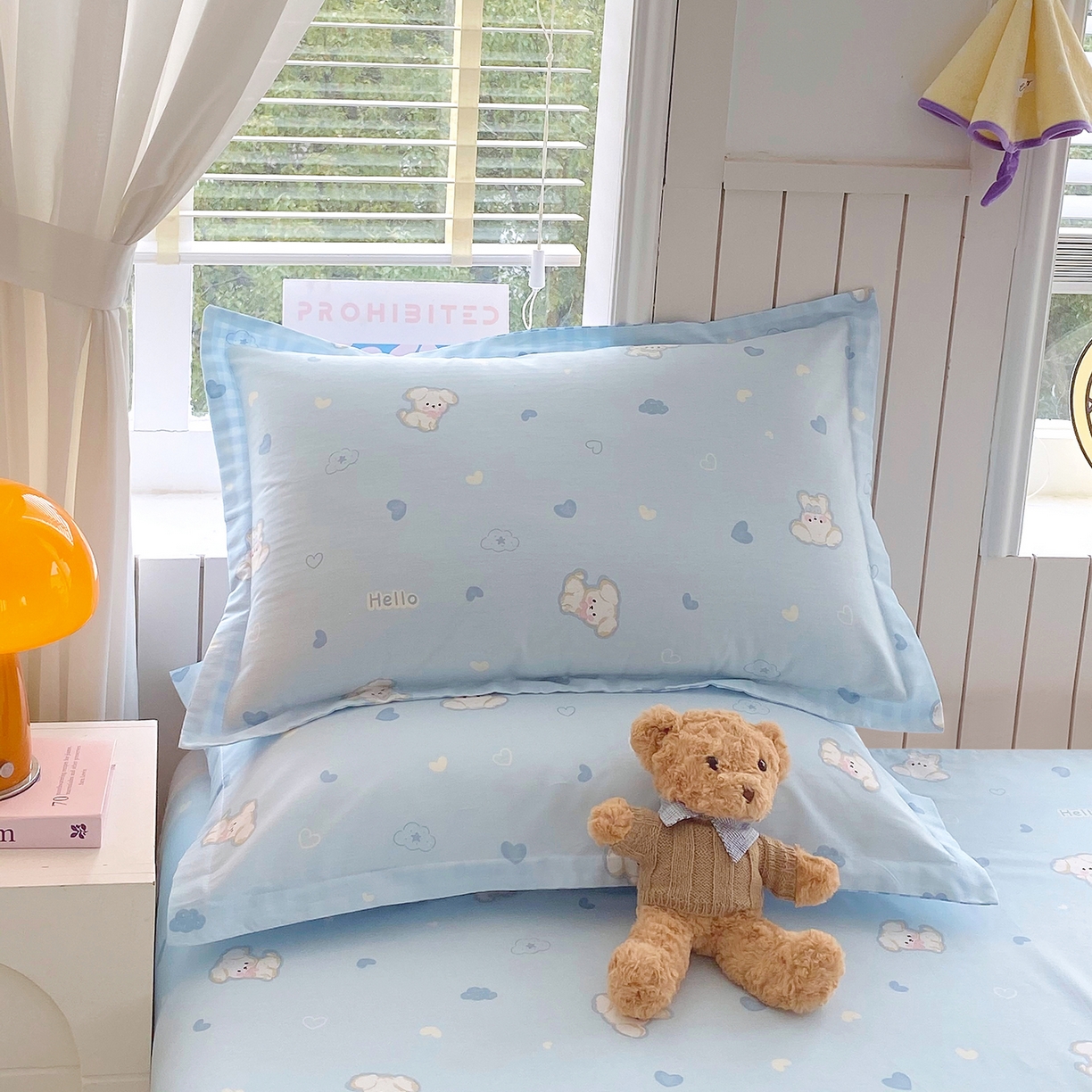 91家纺网 家纺一手货源 找家纺 金丝兔 2026新款纯棉印花单品床单系列 哈基米