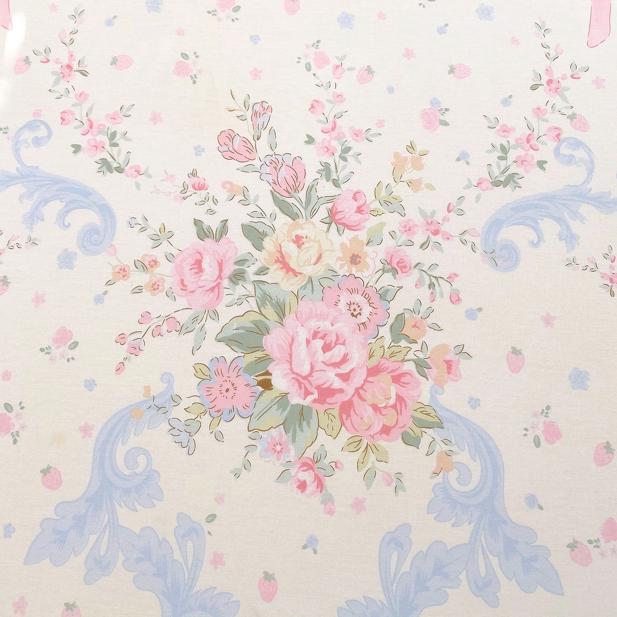 91家纺网 家纺一手货源 找家纺 金丝兔 2026新款纯棉印花单品床单系列 花漫歌