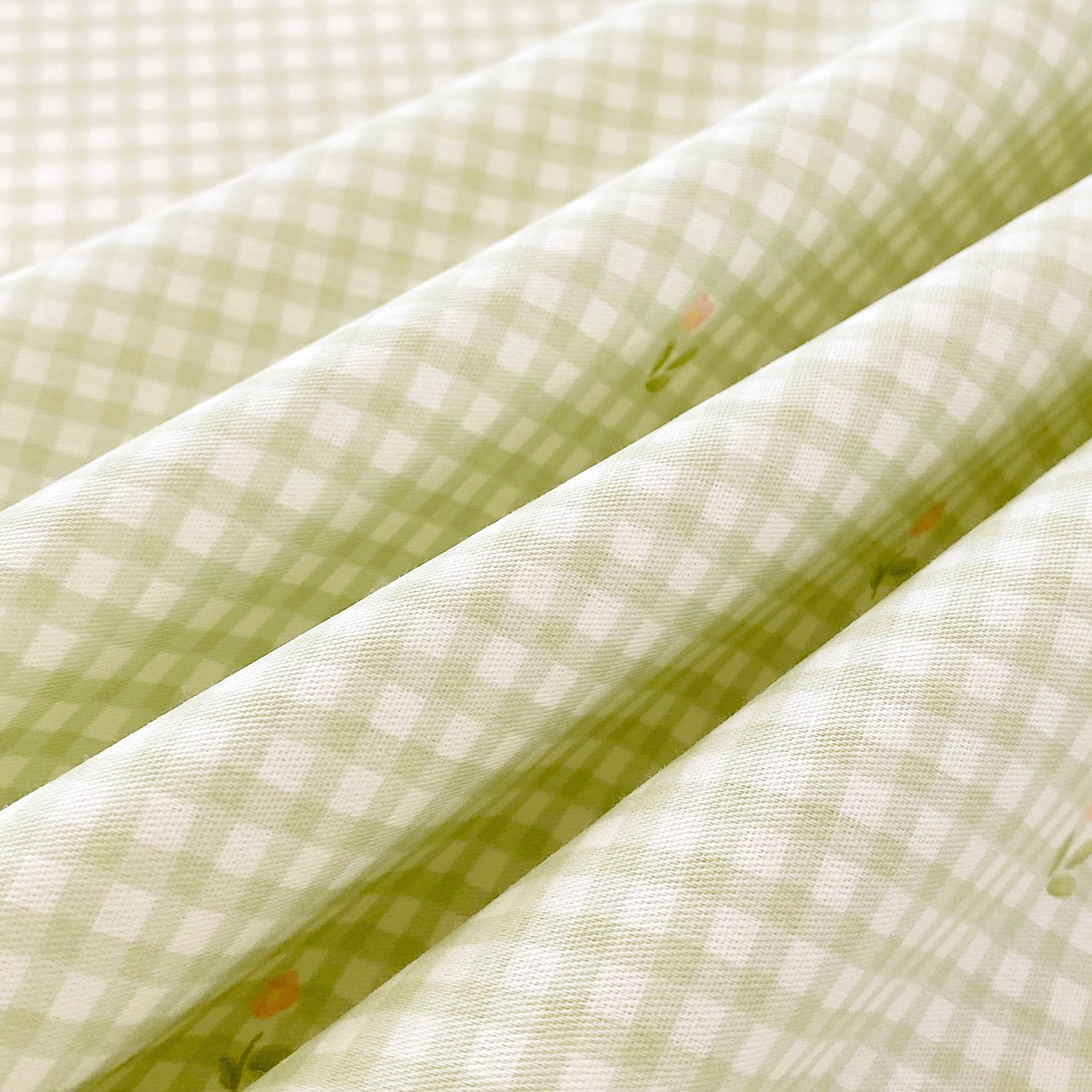 91家纺网 家纺一手货源 找家纺 金丝兔 2026新款纯棉印花单品床单系列 泡芙小花