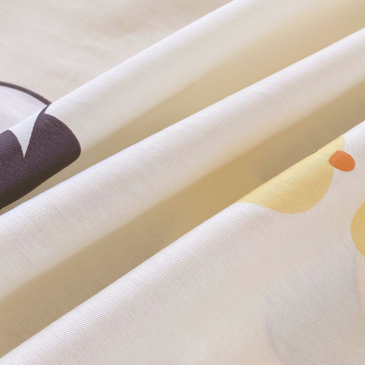 91家纺网 家纺一手货源 找家纺 金丝兔 2026新款纯棉印花单品床单系列 熊猫鸭鸭