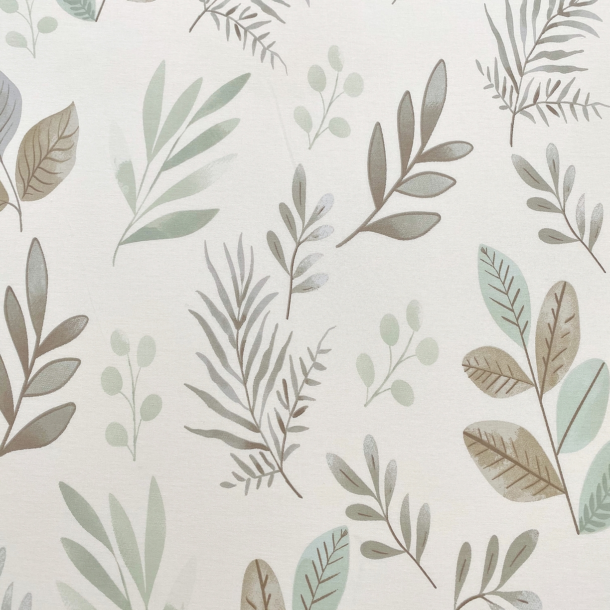 91家纺网 家纺一手货源 找家纺 金丝兔 2026新款纯棉印花单品床单系列 叶语-绿