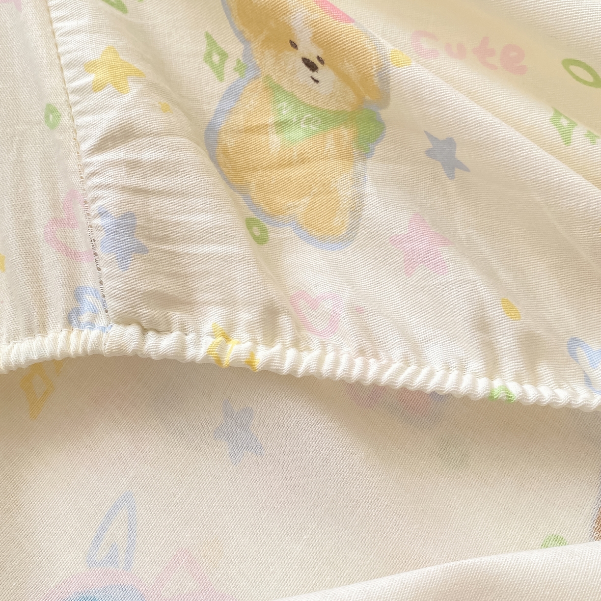 91家纺网 家纺一手货源 找家纺 花梦欣 2026新款全棉印花单品系列-单床笠 童趣绘彩