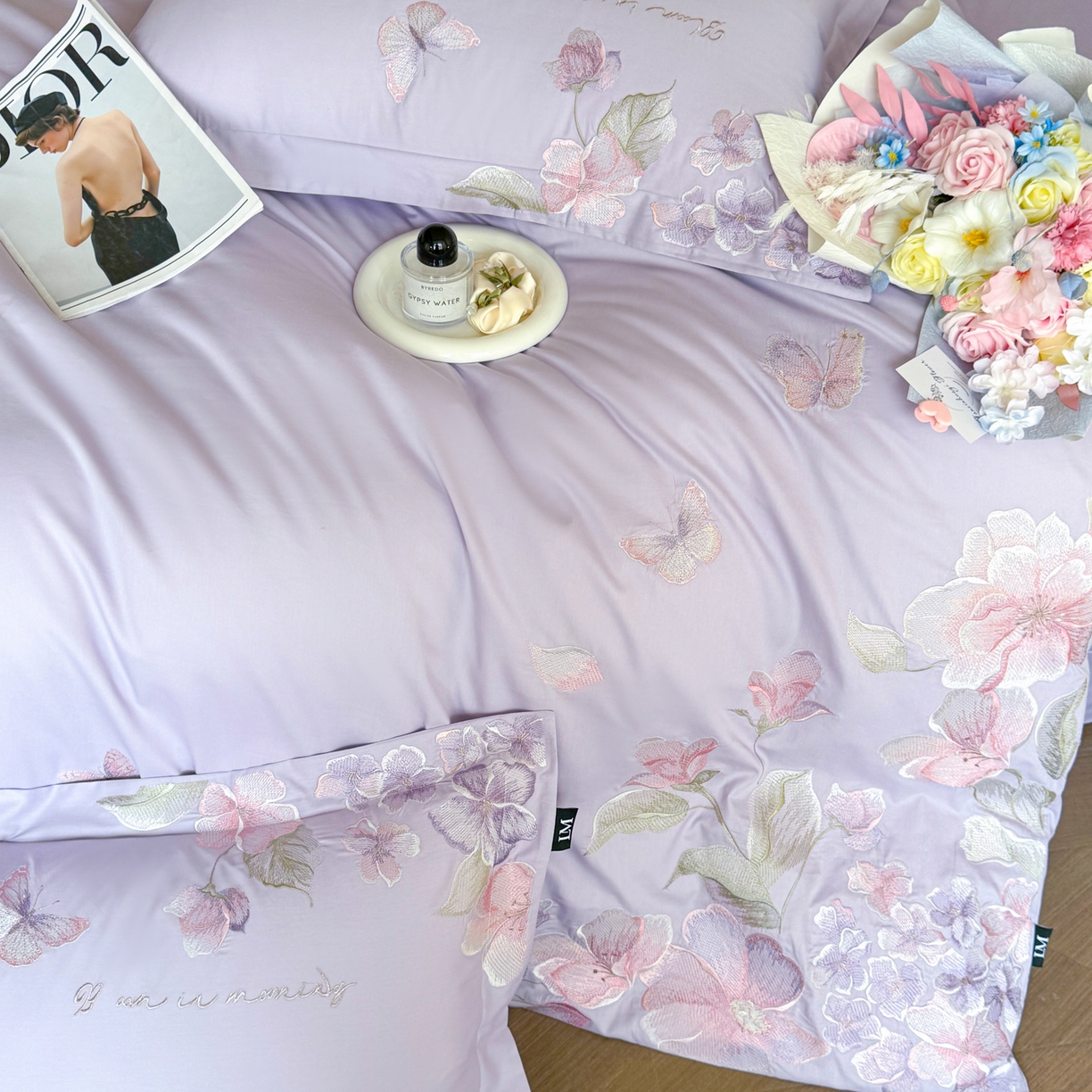 91家纺网 家纺一手货源 找家纺 （总）乐美家纺 2026新款春夏新品全棉刺绣悦璟系列四件套