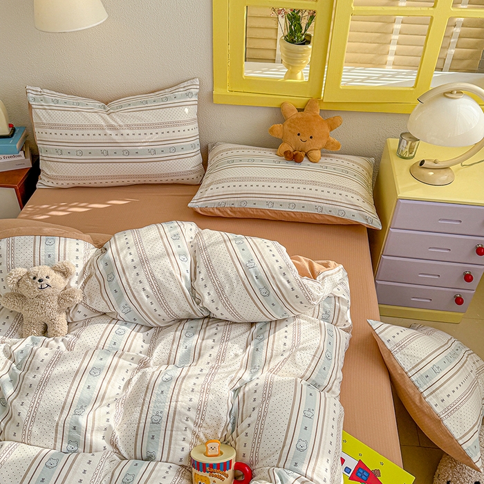 91家纺网 家纺一手货源 找家纺 （总）云玲时尚 2026新款云感双层纱印花四件套