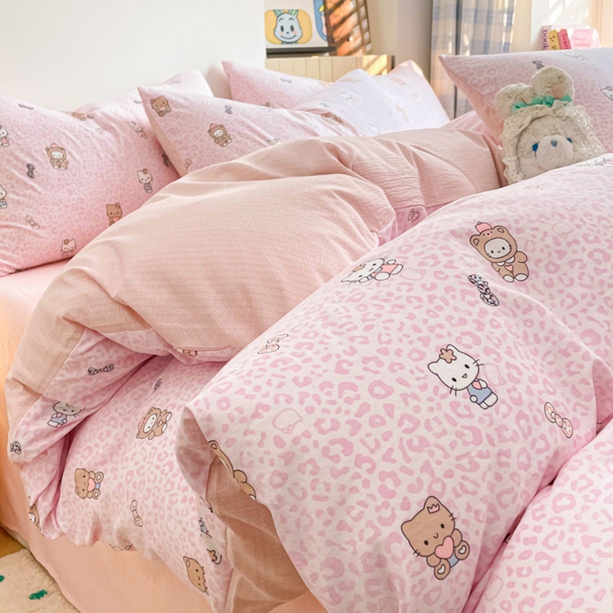 91家纺网 家纺一手货源 找家纺 （总）云玲时尚 2026新款古法水洗仿棉云感纱四件套