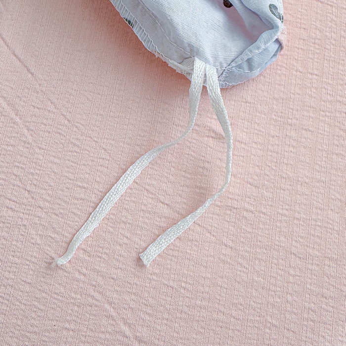 91家纺网 家纺一手货源 找家纺 云玲时尚 2026新款云感双层纱印花四件套 海盐甜心