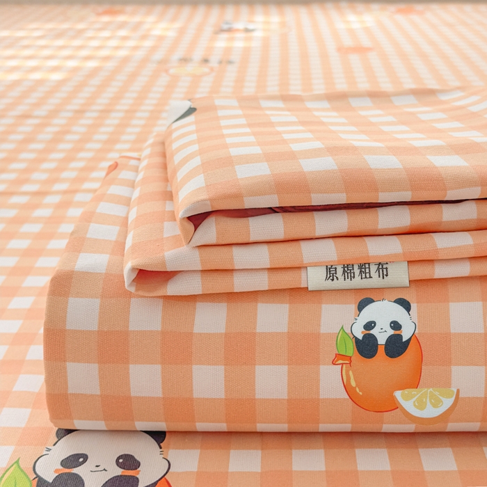 91家纺网 家纺一手货源 找家纺 （总）爱彼家纺 2026新款马上发财新布料细沙三枚缎全新工艺老粗布凉席席子床单三件套-马年系列一