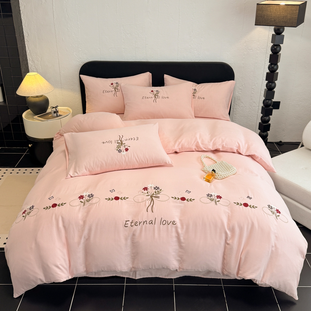 91家纺网 家纺一手货源 找家纺 （总）懒猫家纺 2025新款兰精天丝单夏被夏被四件套兰精天丝套件