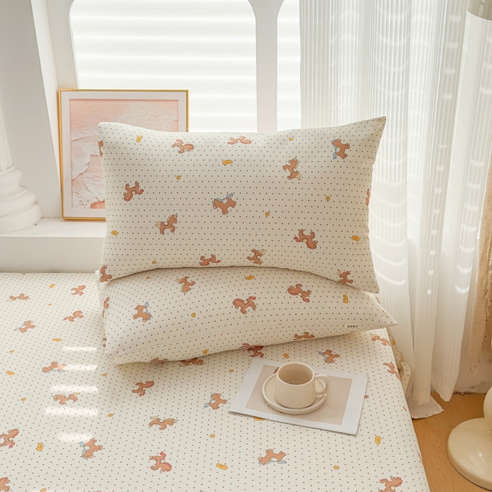 91家纺网 家纺一手货源 找家纺 爱彼家纺 2026新款马上发财新布料细沙三枚缎全新工艺老粗布凉席席子床单三件套-马年系列一 马上发财