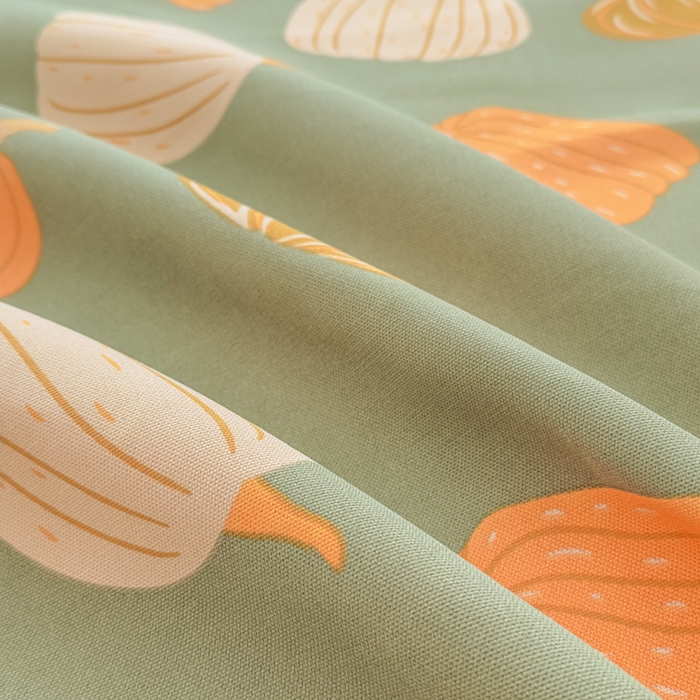 91家纺网 家纺一手货源 找家纺 爱彼家纺 2026新款马上发财新布料细沙三枚缎全新工艺老粗布凉席席子床单三件套-马年系列一 南瓜颂