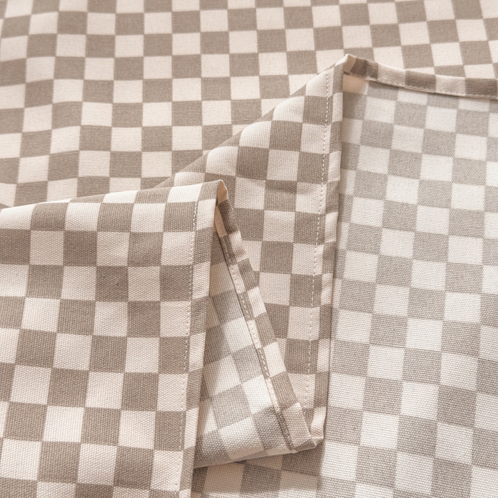 91家纺网 家纺一手货源 找家纺 爱彼家纺 2026新款马上发财新布料细沙三枚缎全新工艺老粗布凉席席子床单三件套-马年系列一 咖格棋