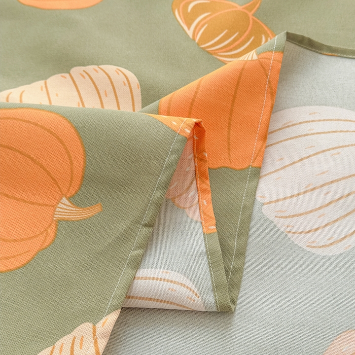 91家纺网 家纺一手货源 找家纺 爱彼家纺 2026新款马上发财新布料细沙三枚缎全新工艺老粗布凉席席子床单三件套-马年系列一 南瓜颂