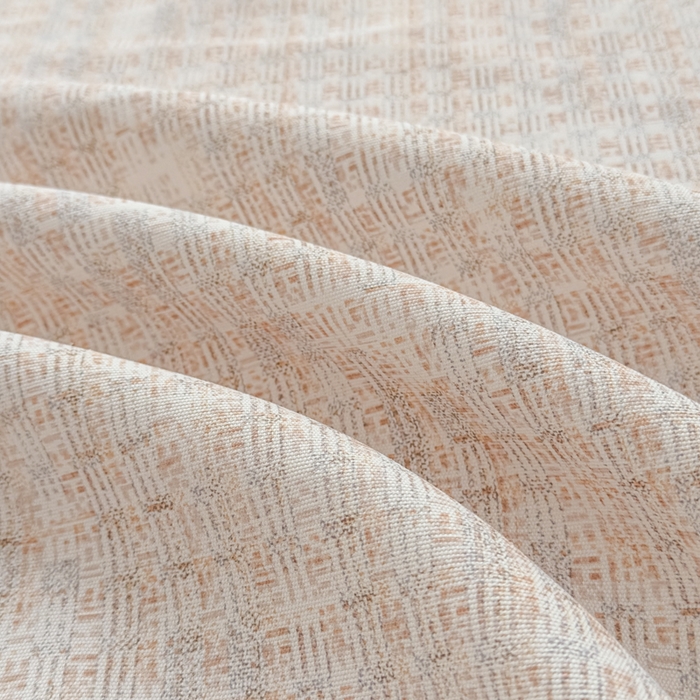 91家纺网 家纺一手货源 找家纺 爱彼家纺 2026新款马上发财新布料细沙三枚缎全新工艺老粗布凉席席子床单三件套-马年系列一 杏纹格